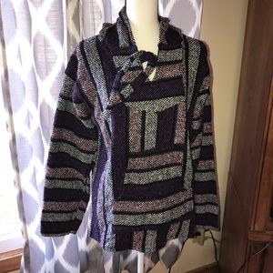 Artesanias Mickey Woven Hooded Pullover